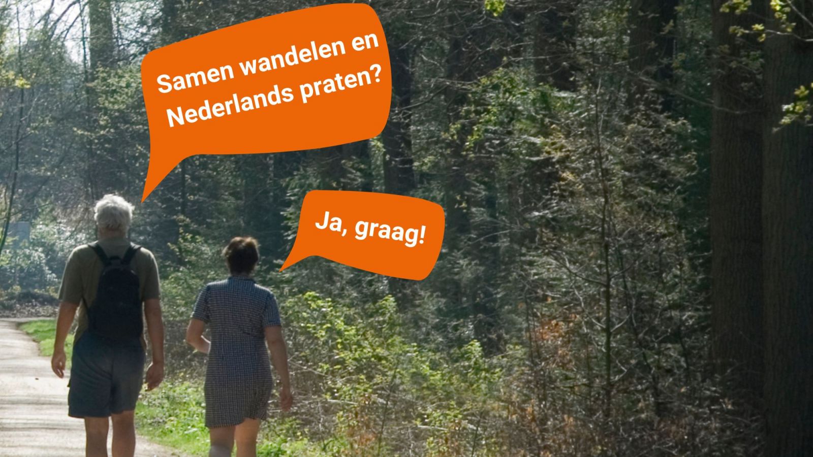 nederlands leren en wandelen